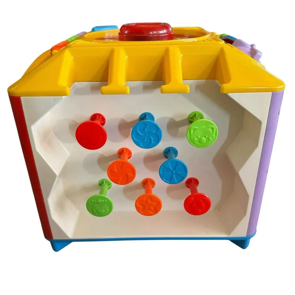 Fisher Price Incrediblock Activity Cube‎ With 26 Peek A Boo Blocks